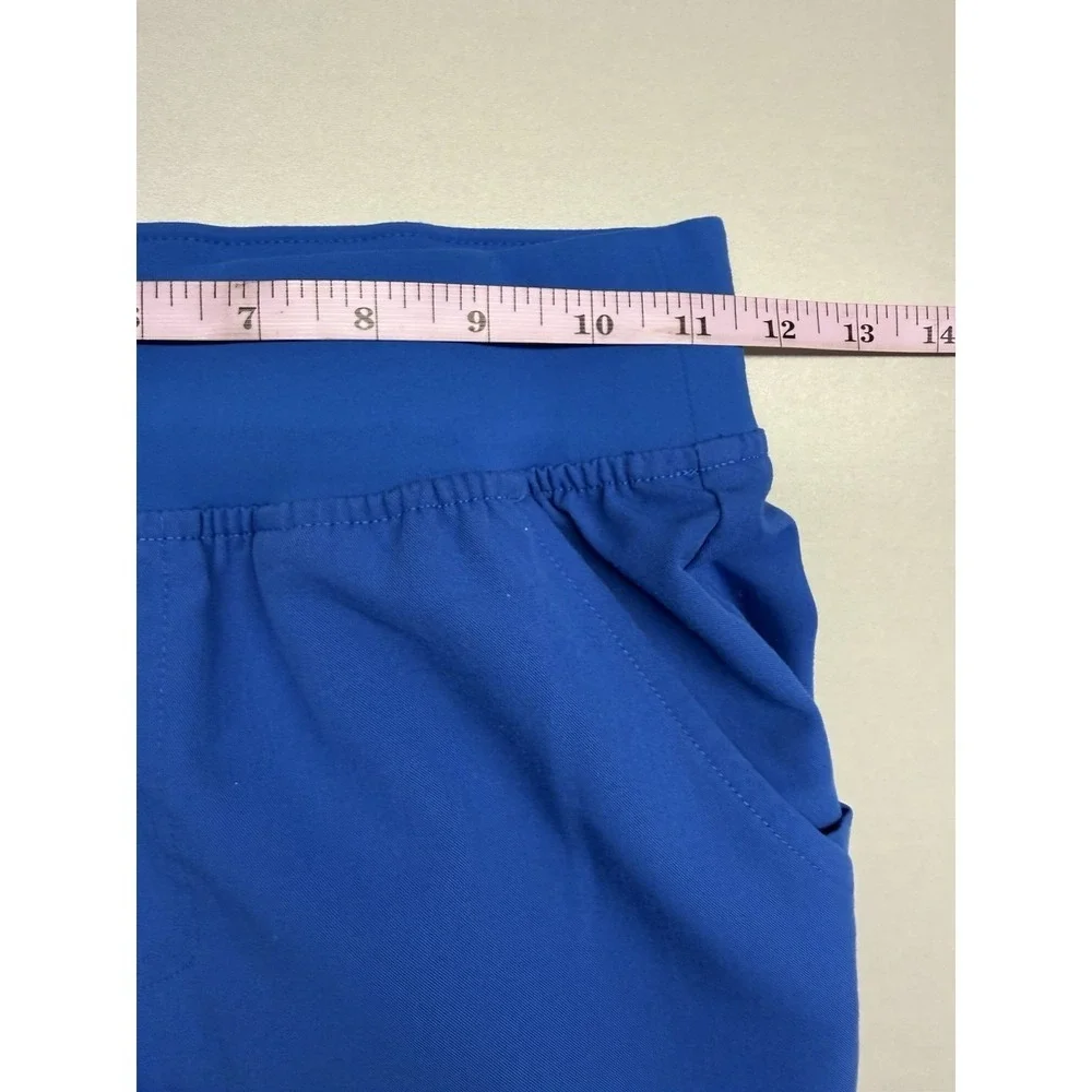 FIGS Zamora Jogger Scrub Pants Royal Blue XXS/P Yoga Waist Medical Uniform